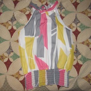 Halter neck tank top